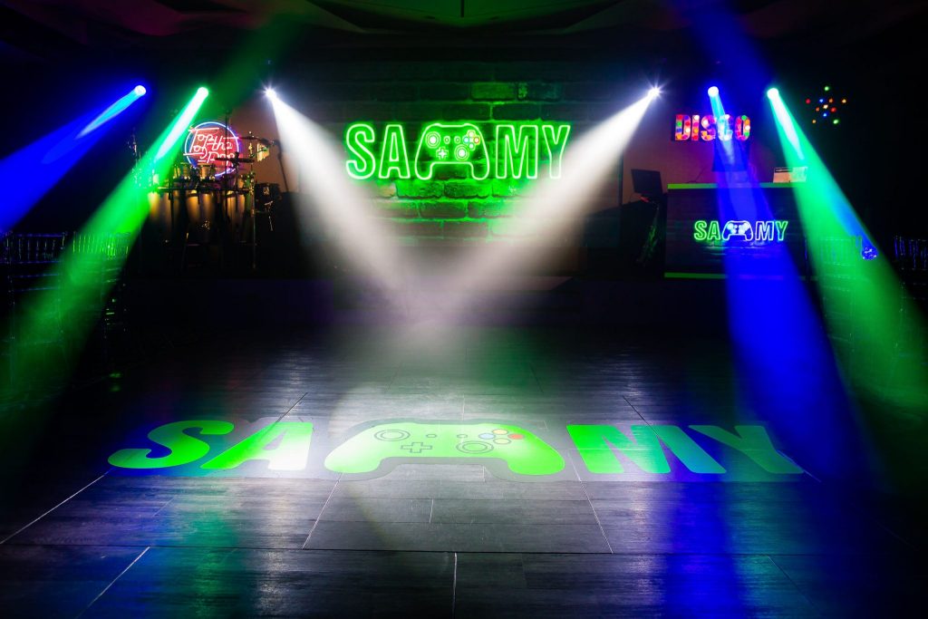 bar mitzvah party dance floor