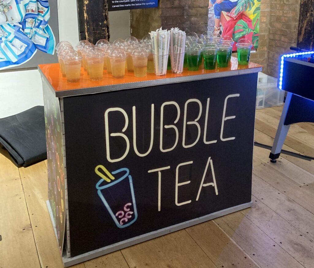 bubble tea stand